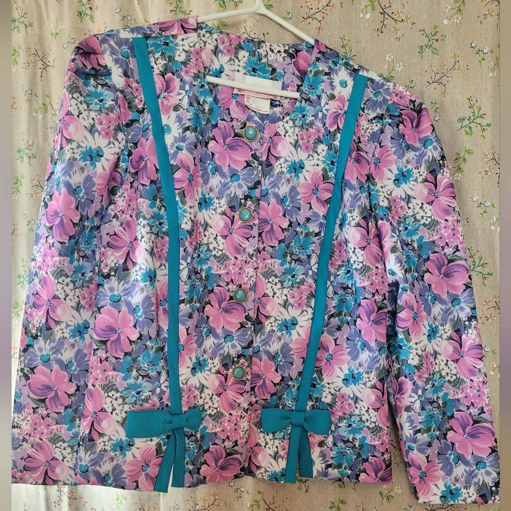 Vintage Floral Blazer